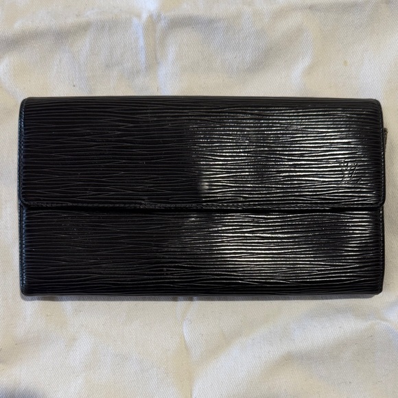 Louis Vuitton Handbags - Louis Vuitton Epi Black Textured Wallet
